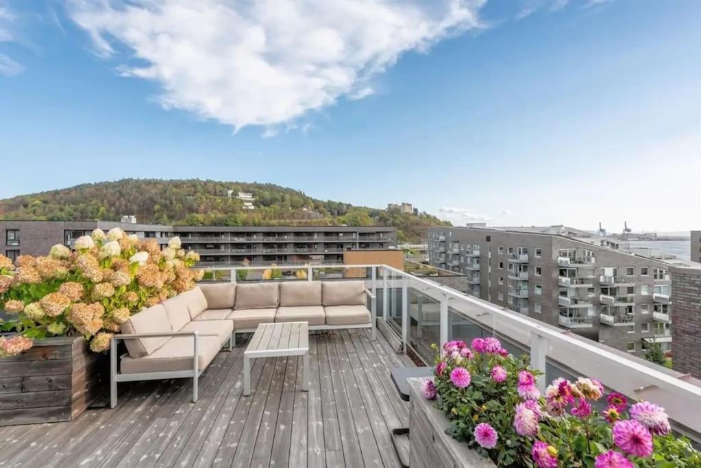 Luxury 2-Bedroom Apartment With Seaview In Oslo City Center 외부 사진